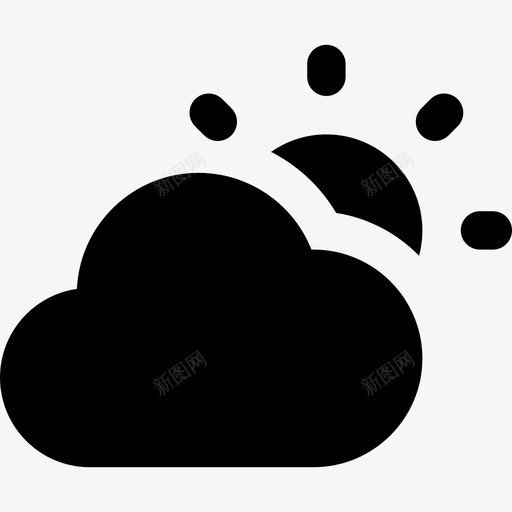 云层发育16填充图标svg_新图网 https://ixintu.com 云层 发育16 填充
