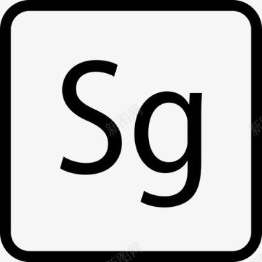 Sg文件2直线图标图标