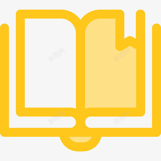 打开书本员工组织3黄色图标svg_新图网 https://ixintu.com 员工组织3 打开书本 黄色