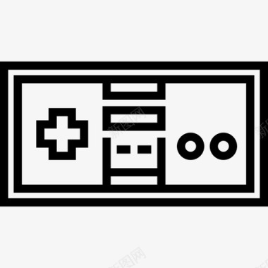 电子游戏小工具4线性图标图标