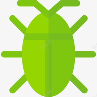 蟑螂动物22扁平图标图标