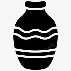 雕刻家采购产品陶器陶罐装饰件图标高清图片