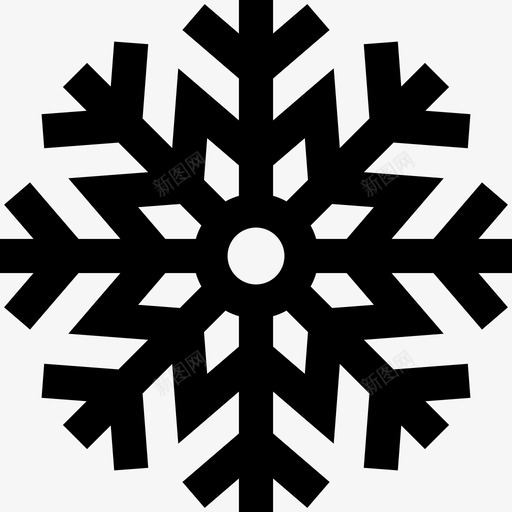 雪花雪花3直线图标svg_新图网 https://ixintu.com 直线 雪花 雪花3