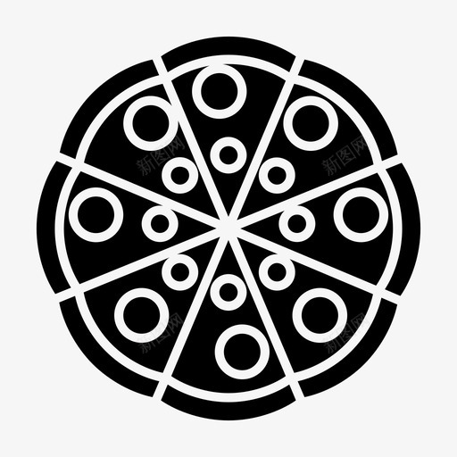 披萨吃食物图标svg_新图网 https://ixintu.com 吃 披萨 披萨切 披萨片 食物