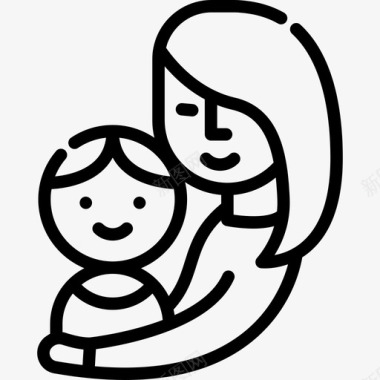拥抱母亲节4直系图标图标