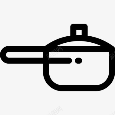 厨房包家用物品12线性图标图标