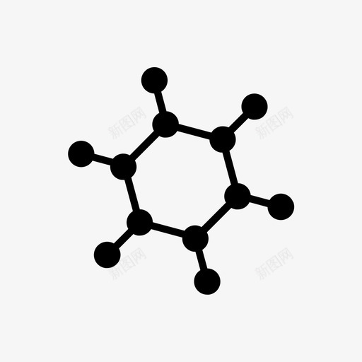 分子科学分子集合图标svg_新图网 https://ixintu.com 分子 分子集合 科学