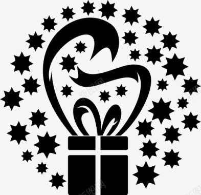礼品生日礼物礼盒图标图标