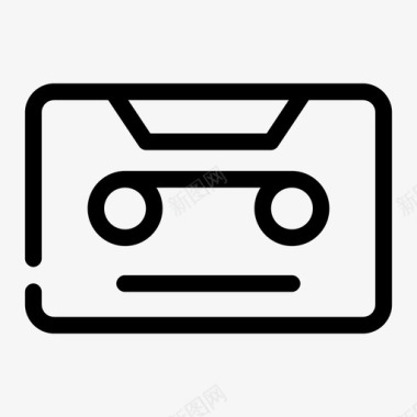 卡带盒式磁带音乐图标图标