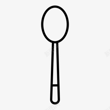 勺子自助餐厅食物图标图标