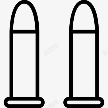 子弹武器4直线型图标图标