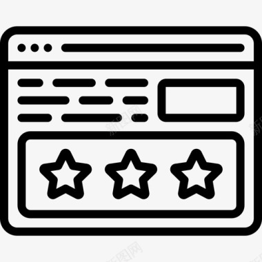 评级客户服务7线性图标图标
