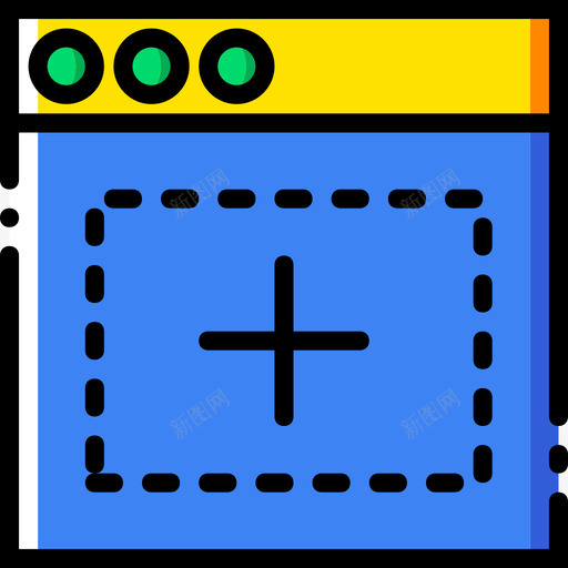 浏览器用户界面6线性颜色图标svg_新图网 https://ixintu.com 浏览器 用户界面6 线性颜色