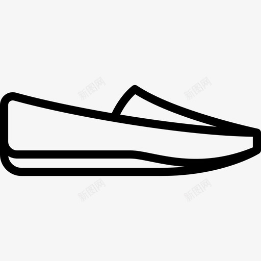 鞋衣服22直线型图标svg_新图网 https://ixintu.com 直线型 衣服22 鞋