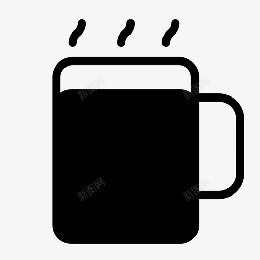 一杯咖啡咖啡玻璃杯图标svg_新图网 https://ixintu.com 一杯咖啡 咖啡 咖啡咖啡咖啡雕文 杯子 玻璃杯