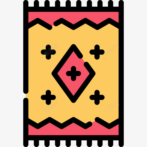 地毯墨西哥线性颜色图标svg_新图网 https://ixintu.com 地毯 墨西哥 线性颜色