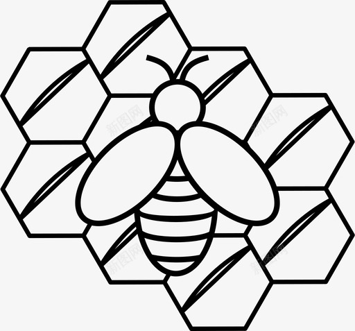 蜂蜜蜜蜂食物图标svg_新图网 https://ixintu.com 昆虫 蜂巢 蜂巢蜜蜂昆虫食物 蜂蜜 蜜蜂 食物