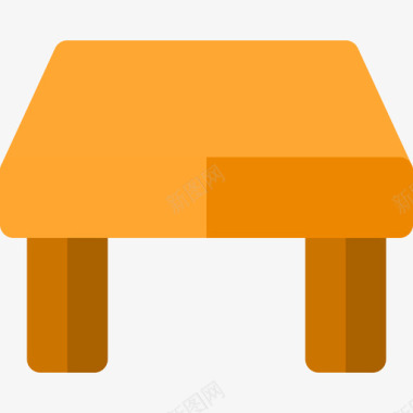 桌子家具12扁平图标图标