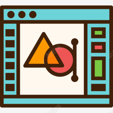 图形工具集合2颜色图标图标
