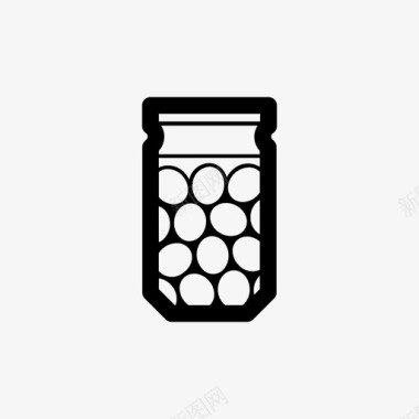 橄榄罐头罐子图标图标