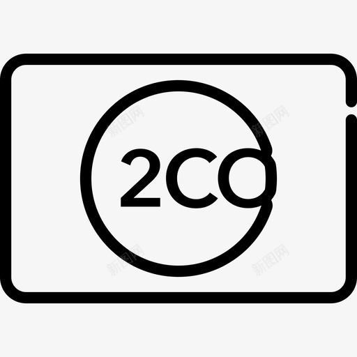 2co信用卡4直系图标svg_新图网 https://ixintu.com 2co 信用卡4 直系