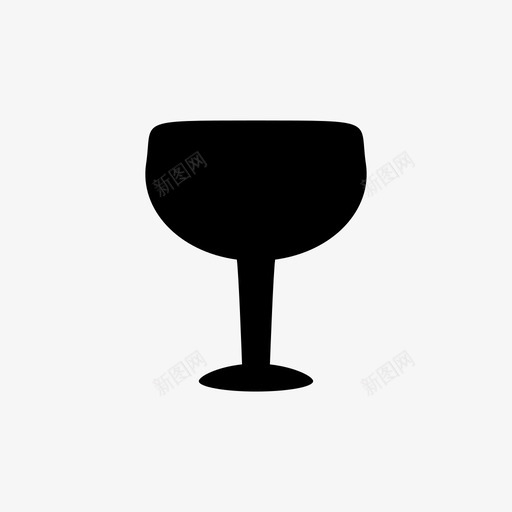 玻璃杯酒饮料图标svg_新图网 https://ixintu.com 玻璃杯 瓶子和玻璃杯 聚会 酒 饮料