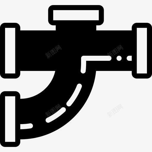 管道结构2填充图标svg_新图网 https://ixintu.com 填充 管道 结构2