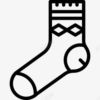 袜子男鞋2直线型图标图标