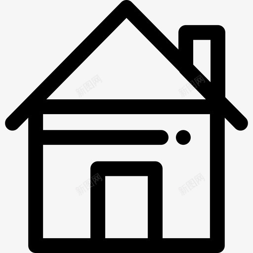 房地产家居用品10线性图标svg_新图网 https://ixintu.com 家居用品10 房地产 线性