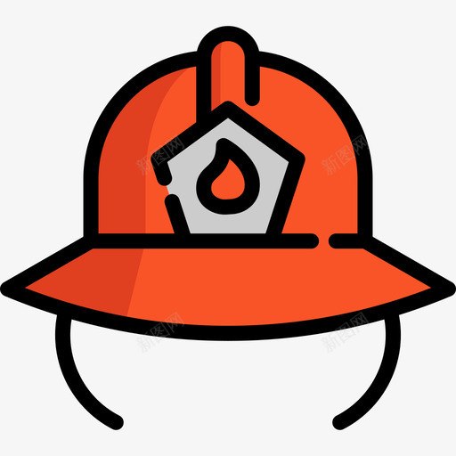 消防员头盔消防3线型颜色图标svg_新图网 https://ixintu.com 消防3 消防员头盔 线型颜色