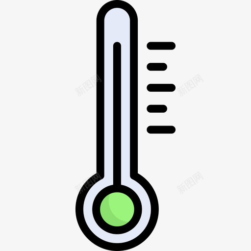 温度计生态学17线性颜色图标svg_新图网 https://ixintu.com 温度计 生态学17 线性颜色