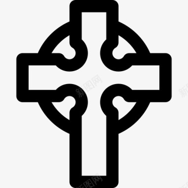十字架宗教16直系图标图标