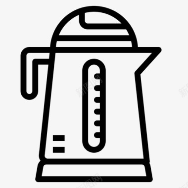 锅炉热水器水壶图标图标