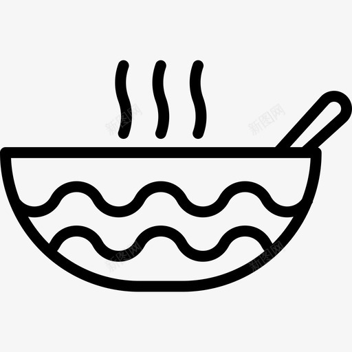 汤食品和饮料15份直系图标svg_新图网 https://ixintu.com 汤 直系 食品和饮料15份