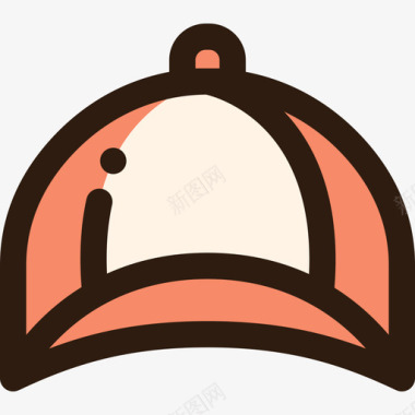 帽子衣服16线颜色图标图标