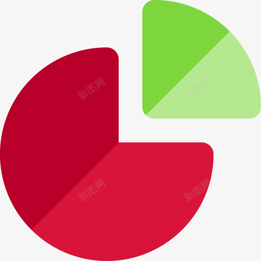 饼图业务12平淡图标svg_新图网 https://ixintu.com 业务12 平淡 饼图
