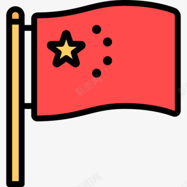 中国中国5线颜色图标图标