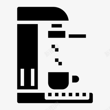 咖啡机热饮料电子设备图标图标