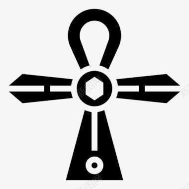 安克十字架埃及图标图标