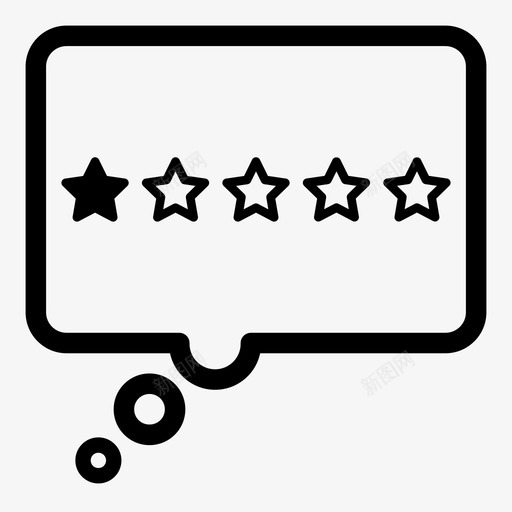 星级评价排名图标svg_新图网 https://ixintu.com 思考 排名 星级 评价 评分