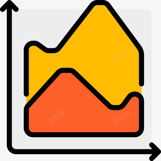 分析业务图线颜色图标svg_新图网 https://ixintu.com 业务图 分析 线颜色