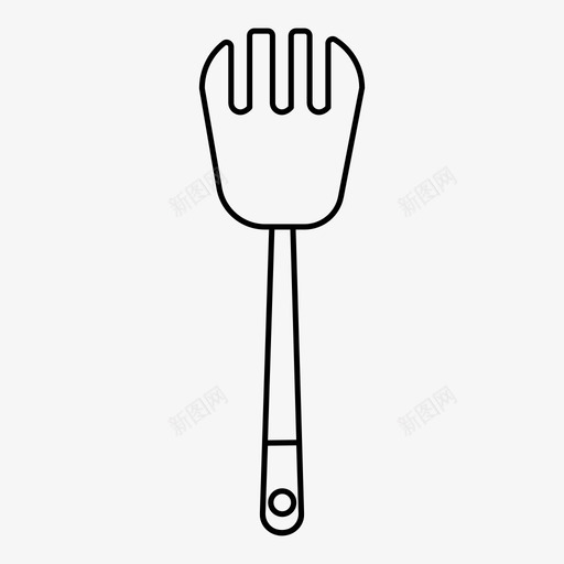 抹刀厨师烹饪图标svg_新图网 https://ixintu.com 厨师 抹刀 炊具 烹饪