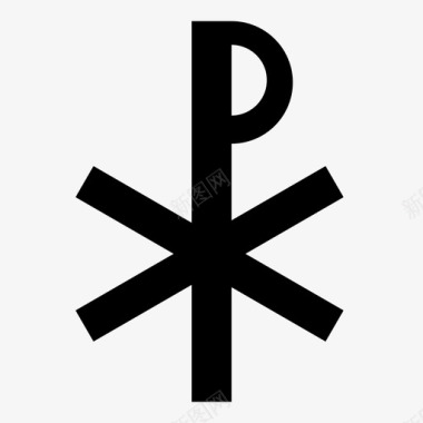 十字架拜占庭信条图标图标