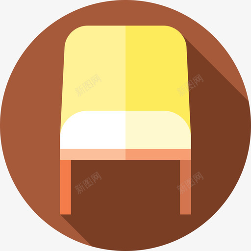 椅子家居用品19平的图标svg_新图网 https://ixintu.com 家居用品19 平的 椅子