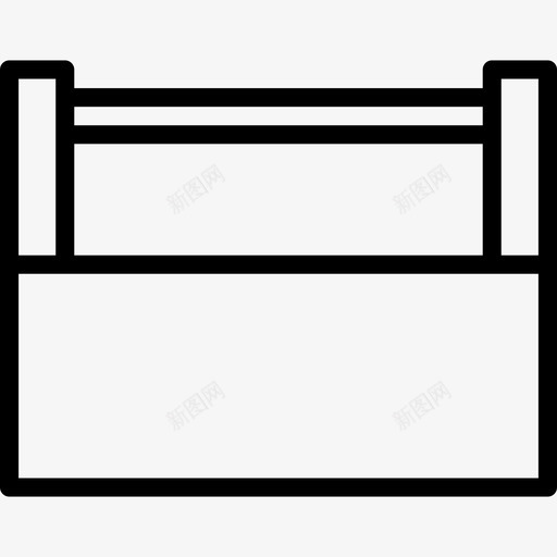 直线9号工具盒图标svg_新图网 https://ixintu.com 直线9号工具盒