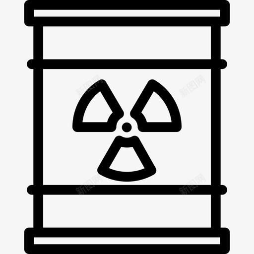 桶装生态9线性图标svg_新图网 https://ixintu.com 桶装 生态9 线性