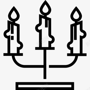 蜡烛圣诞14直系图标图标
