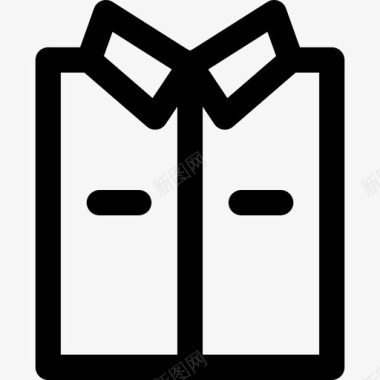 服装管理4线性图标图标