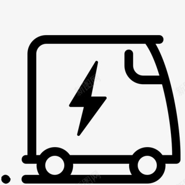 电动车充电能源图标图标