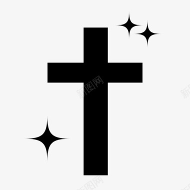 十字架信仰基督图标图标